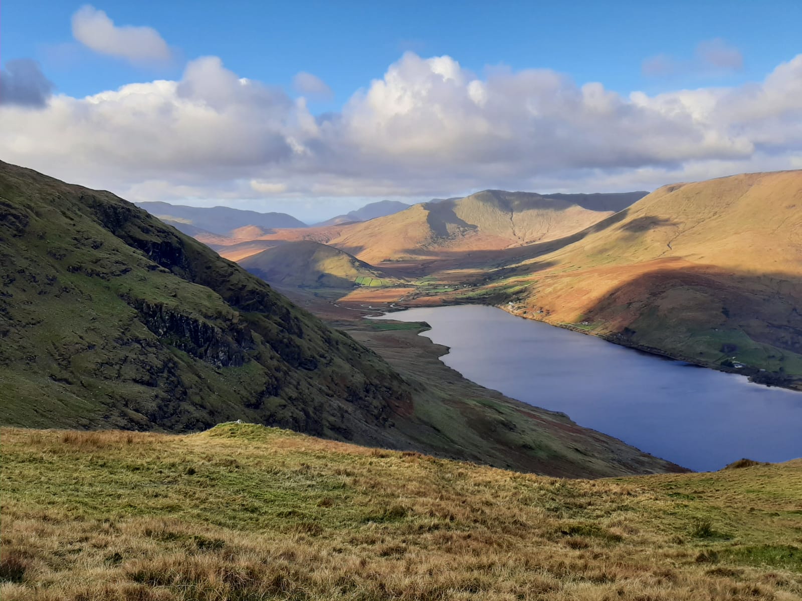 Lake in the distance